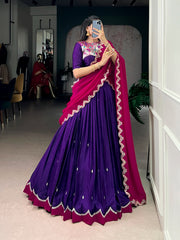 Beautiful Naysha Silk Sequence & Thread Embroidery Work Lehenga Choli