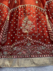 Beautiful Trending Krishma Silk Thread With Sequence Work Lehenga Choli