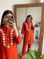 Elegance Summer Special Embroidery Work Co set