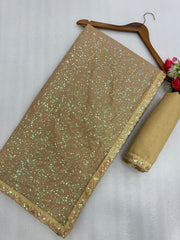 Bollywood Style Georgette Sequence Embroidery Work Saree
