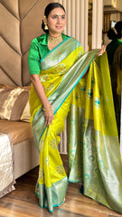 Beautiful Soft & Elegant With Rich & Vibrant Colour Combination Saree