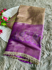 Beautiful Banarasi Soft Tissue Silk Saree