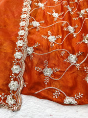Perfect Festive Celebrations Fendy Silk Thread With Sequence Work Gown