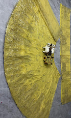 Beautiful Yellow Soft Net Embroidery Sequins Work Lehenga Choli