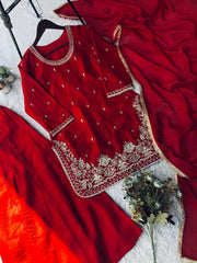 Eid Special Fendy Silk Sequence Embroidery Work Suit