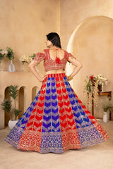 Party-wear Georgette Designer Embroidery & Sequence Work Lehenga Choli