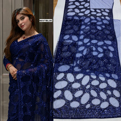 Bollywood Blockbuster Net Sequence Designer Saree