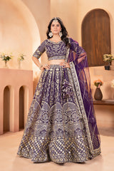 Reception Special Embroidery & Sequence Designer Lehenga Choli