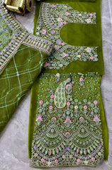 Elegant Soft Butterfly Net Sequence Work Lehenga Choli