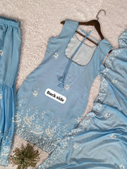 Party-wear Georgette Sequence Embroidery Work Suit