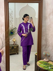 Elegance Summer Special Embroidery Work Co set