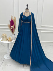 Festive Special Georgette Fancy Designer Anarkali Gown