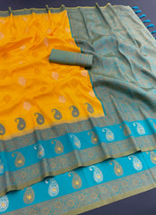 Beautiful Pure kanjivram Banarasi Silk Saree