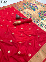 Beautiful Pure Soft Kanchivaram Paithani Silk Saree