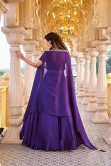 Trending Rangoli Silk Embroidery Moti Beads Sequence Work Lehenga With Stitched Blouse