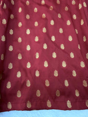 Festive Special Chanderi Jacquard Butti Designer Anarkali Gown