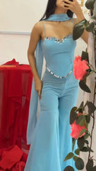 Trendy 90’s Style Mirror Work Sharara Set