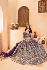 Reception Special Embroidery & Sequence Designer Lehenga Choli