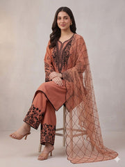 Beautiful Mul Cotton Sequence Embroidery Work Suit