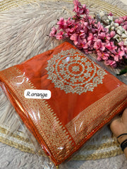 Beautiful Jaipuri Gota patti Work Saree