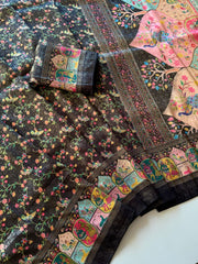 Beautiful Pure Zari & Jacquard Weaving Saree