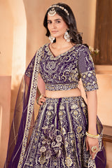 Reception Special Embroidery & Sequence Designer Lehenga Choli
