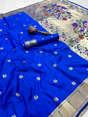 Beautiful Pure Soft Kanchivaram Paithani Silk Saree