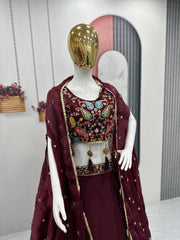Trending Every Occasion Special Fendy Embroidery Thread & Sequence Work Lehenga Choli
