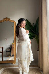 Festival Special Chinon Silk Bead & Sequence Embroidery Work Salwar Suit