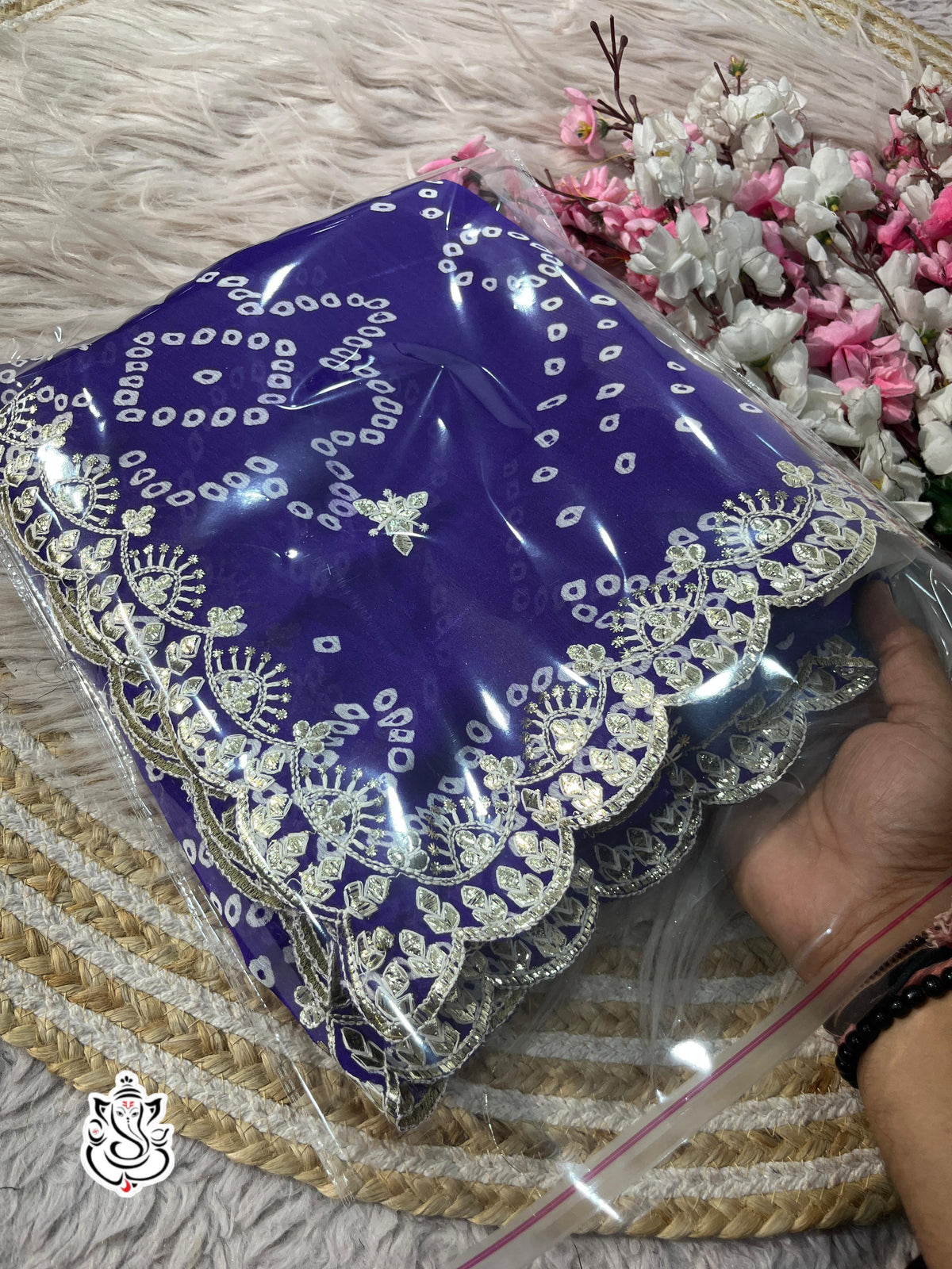 Beautiful Soft Georgette Bandej Printed Work Saree