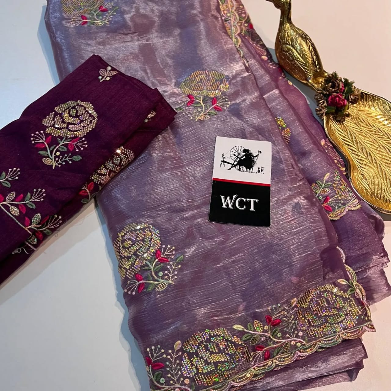 Jimmy Choo Designer Beautiful Premium Quality Saree