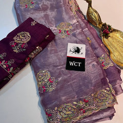 Jimmy Choo Designer Beautiful Premium Quality Saree