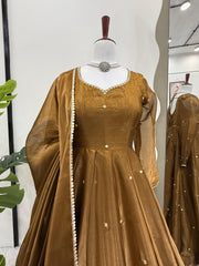 Party-wear Jimmy Choo Thread Work Gown
