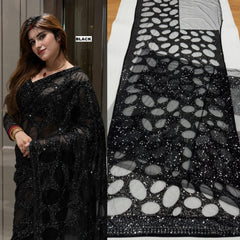 Bollywood Blockbuster Net Sequence Designer Saree