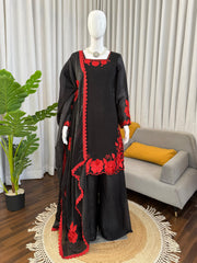 Beautiful Fendy Silk Thread With Sequence Work Suit