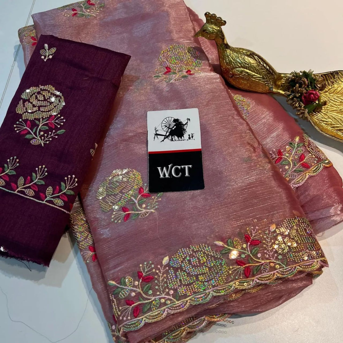 Jimmy Choo Designer Beautiful Premium Quality Saree