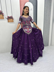Wedding Special Embroidery Thread & Sequence Lehenga Choli