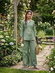 Beautiful & Comfortable Dabu Cotton Designer Co-ord Set