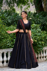 Navratri Nights In this Beautifully Printed Pure Cotton Lehenga Choli