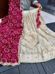 Beautiful Chinnon Silk Stitched Embroidered Designer Lehenga Choli
