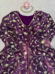 Designer  Classy Fendy Silk Sequence Work Gown