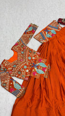 Wedding Special Chinnon Silk Embroidery Sequence Work Lehenga choli