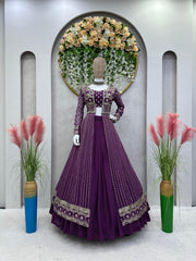 Designer Georgette Work Lehenga Choli