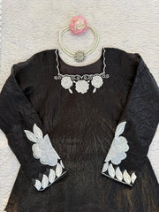 Beautiful Fendy Silk Thread With Sequence Work Suit
