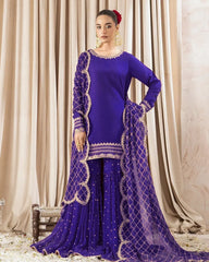 Elegant Georgette Sequence Work Salwar Suit