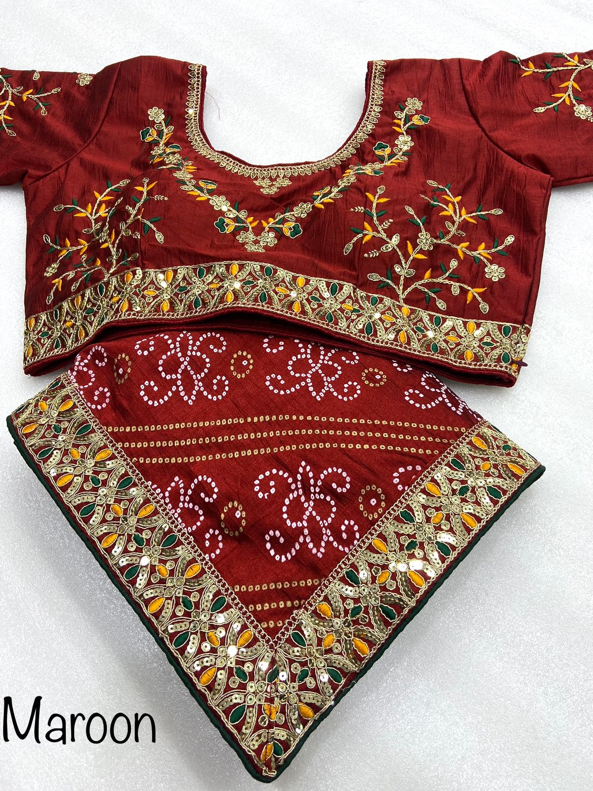 Heavy Designer Sequence Embroidery Work Saree