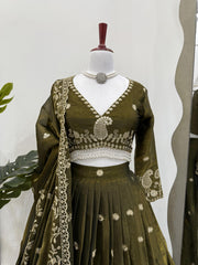 Trending Jimmy Choo Thread With Sequence Work Lehenga Choli