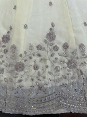 Beautiful Fendy Silk Thread With Sequence Work Gown