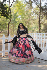 Beautiful Georgette Digital Printed Lehenga Choli