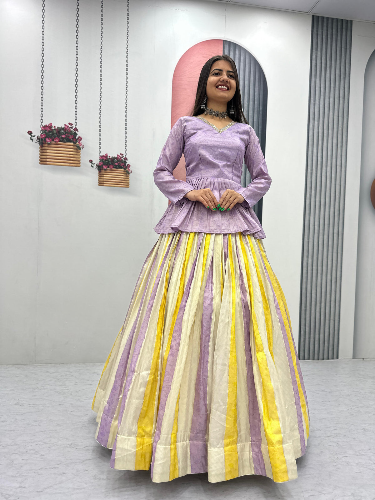 Festive Special Jacquard Silk Lehenga Choli